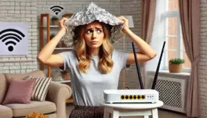 please don't cover your router with tinfoil